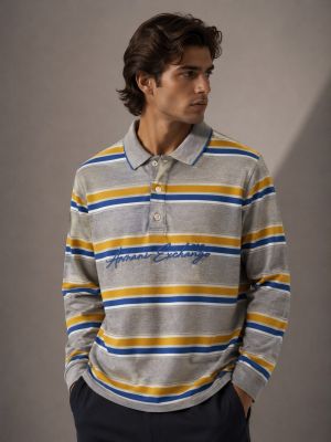 ARMAANI EXCHANGE Various Premium Quality Collar Neck Full Sleeves T-shirt GZ_0438