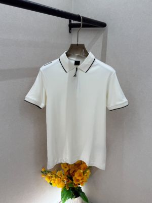 Aston Martin Hacket Cream Polo Premium Collar Neck T-shirt F5071-C2