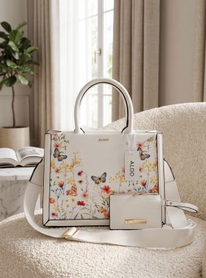 ALDDO FLORAL DESIGN HANDBAG WITH BOX 6682