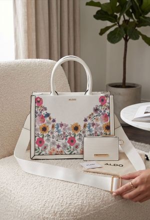ALDDO FLORAL DESIGN HANDBAG WITH BOX 6684