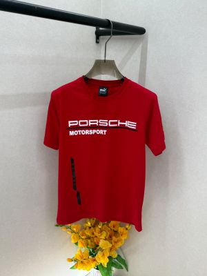 Pum x Porsche Edition Red Premium Round Neck T-shirt F4025-RE