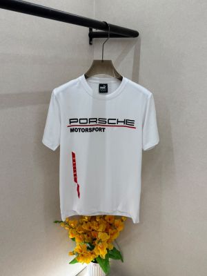 Pum x Porsche Edition White Premium Round Neck T-shirt F4025-WH