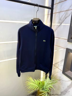 Lacost Imported Navy Embroidery Logo Super Premium Jacket F3382-NY