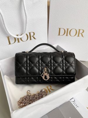 Christian Dioxr Lady D-Joy Style Cannage Lambskin Leather Chain Shoulder Bag 6699