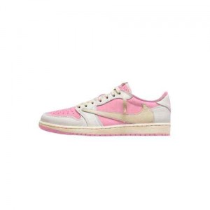 Travis Scott x Nikee Air jordan 1 low OG Shy pink semi ua