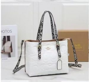 Coac Maggie Pebbled Leather Top Handle Crossbody Bag With Magnetic Box Including 5060