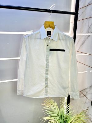 Sale Arma Exchange White Super Premium Oxford Lycra Shirt F2483-WH