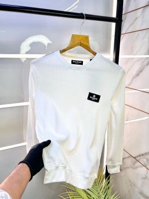 Sale Balmai Paris White Imported Premium Pullover WHI-M-F085