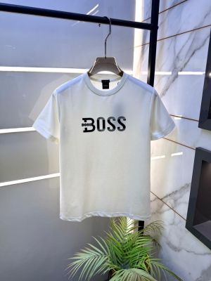 Boss White Premium Round Neck Polo T-shirt F5093-W2