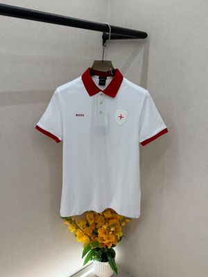 Hug Boss White Collar Neck Premium Polo T-shirt F5027-WH