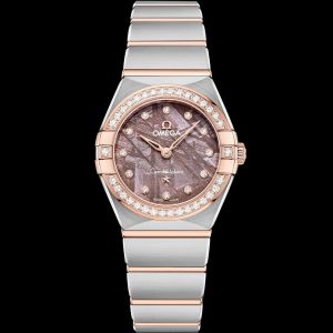 Omeg_ga Constellation Quartz luxury watch.