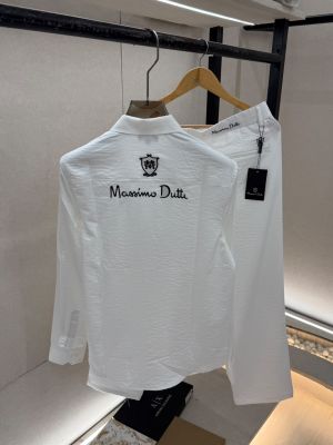 Massimo Dutti Imported White Pant Shirt Super Premium Combo F3875-W2