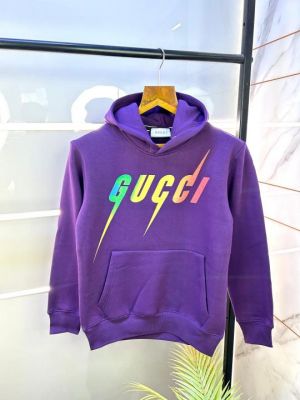 Gucc Purple Imported Printed Super Premium Hoodie F1367-PUR-M