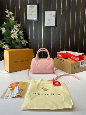 Louiis vuitton speedy bag with og double box(57766-pink)