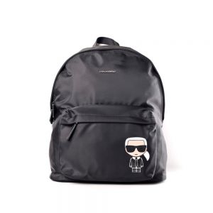 Karl Lagerfeld Paris Premium Quality Backpack With Dust Bag (Black)