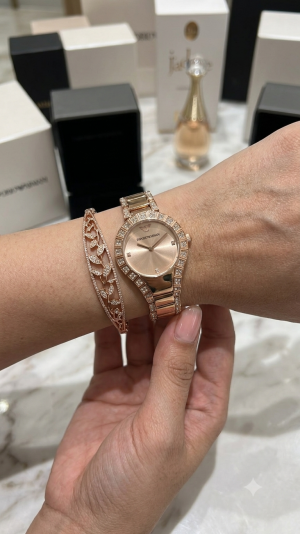 Emporio Armaani Women Rosegold Sale