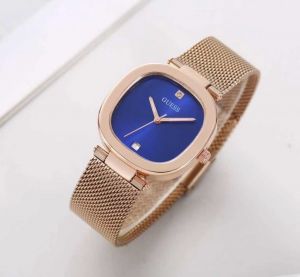 Guess Women Square Coper Blue Sale