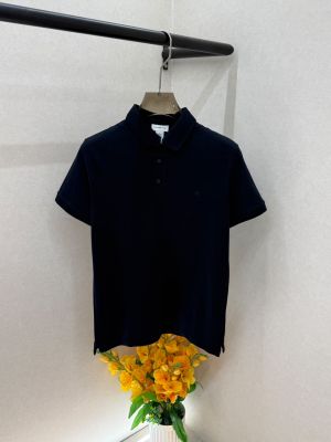 Calvi _Klein Navy Polo Premium Collar Neck T-shirt F5033-NY