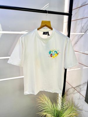 Sale Adida Back Printed White Off Shoulder Premium Round Neck T-shirt F2385-WH