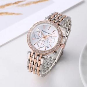 Michael_l Kors Darci Chronograph 2Ton-Copper-White