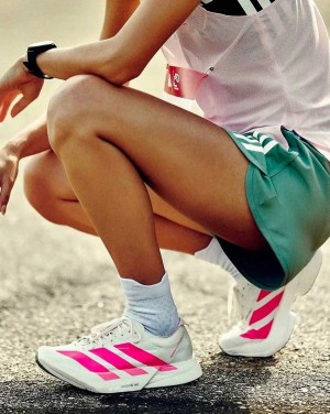ADIDDASS ADIZERO ADIOS PRO 4 WHITE PIN