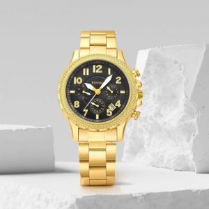 Fossi Bowman Chronograph Gold Black