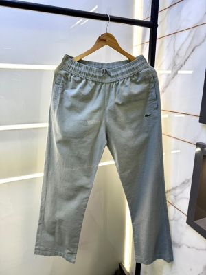 Lacost Imported Grey Super Premium Linen Blend Trouser F4008-GY