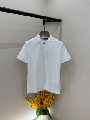 Karl Lagerfeld White collar Neck Premium polo T-shirt F5031-W2
