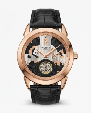 Patek Phillipe Peacock Witness Tourbillon Copper Black Dial