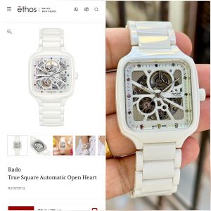 Radd_oTrue Square ceramic Automatic Open Heart