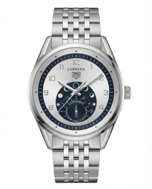 Tag heuee_r Carrera Astronomer Silver Black Dial