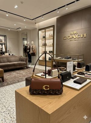 Coac georgie shoulder bag with orignal box 6316