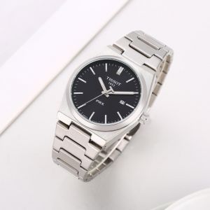 Tissoo_t 1853 Prx Silver-Black Plain