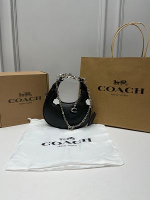 Coacch CB Jonie Black Silver With Charm OriginalBox CarryBag DustCover