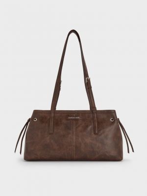 Charle & Keith Noir Noane Medium Shoulder Bag 5126