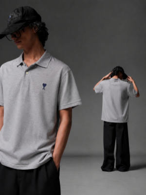 AMI PARIS IMPORTED STORE ARTICLE POLO T-SHIRTx