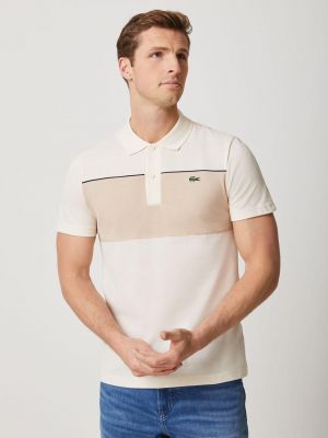 Lacost Beigie Premium Collar Neck Polo T-shirt F5032-BE