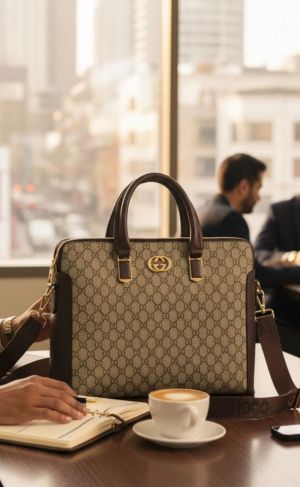 Gucc Polished Premium Quality Laptop Bag 5131