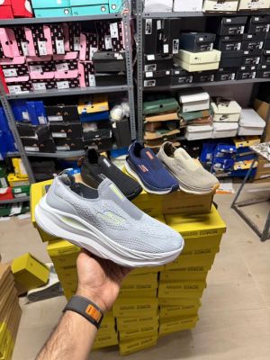 Skecherrs Style Max Cushioning Slip-on Grey