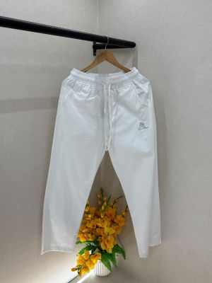 Loro Piana Linen Imported White Super Premium Lowers F4018-WH
