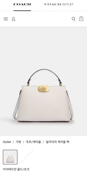 Coacch eliza carryall satchelbag with ogbox carrybag 412