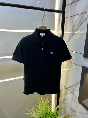 Lacost Navy Polo Premium Collar Neck T-shirt F3927-NY
