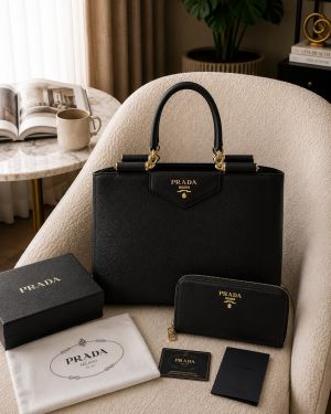 Prad top handle tote bag 5154