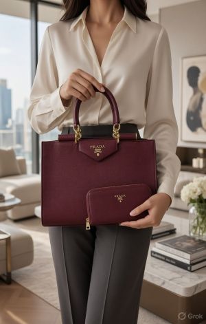 Prad top handle tote bag 5156