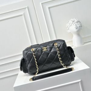 CHANE BOWLING QUILTED HANDBAG WITH BOX 5157