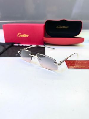 Cartie_Black Silver Premium Quality Sunglass Fa 1232