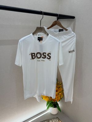 Boss White Imported Premium Track Suit With Brand Carry Bag Packing F3928-WH
