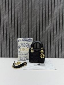 Dioor 662 Lady Dioor Nano Black With Original Box Packing