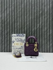 Dioor 662 Lady Dioor Nano Purple With Original Box Packing