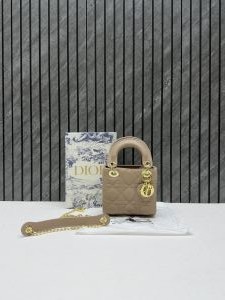 Dioor 662 Lady Dioor Nano beige With Original Box Packing